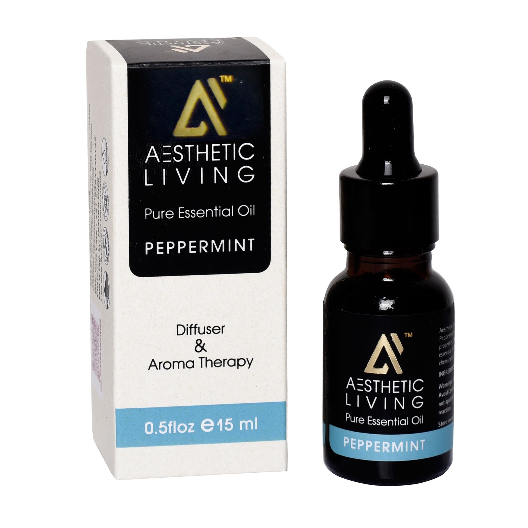 Aesthetic Living Pure Peppermint Essential Oil 15ml