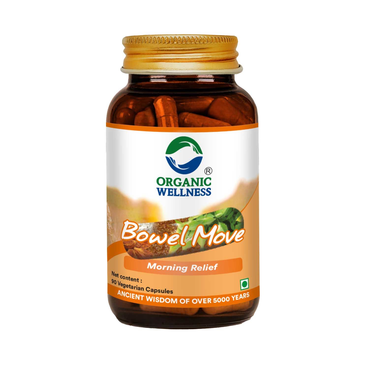Organic Wellness Bowel Move 90 Capsules