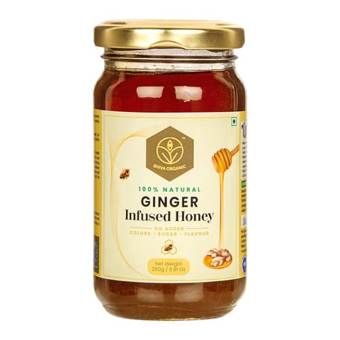 Shiva Organic Ginger Infused Honey 250