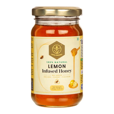 Shiva Organic Lemon  Infused Honey 250