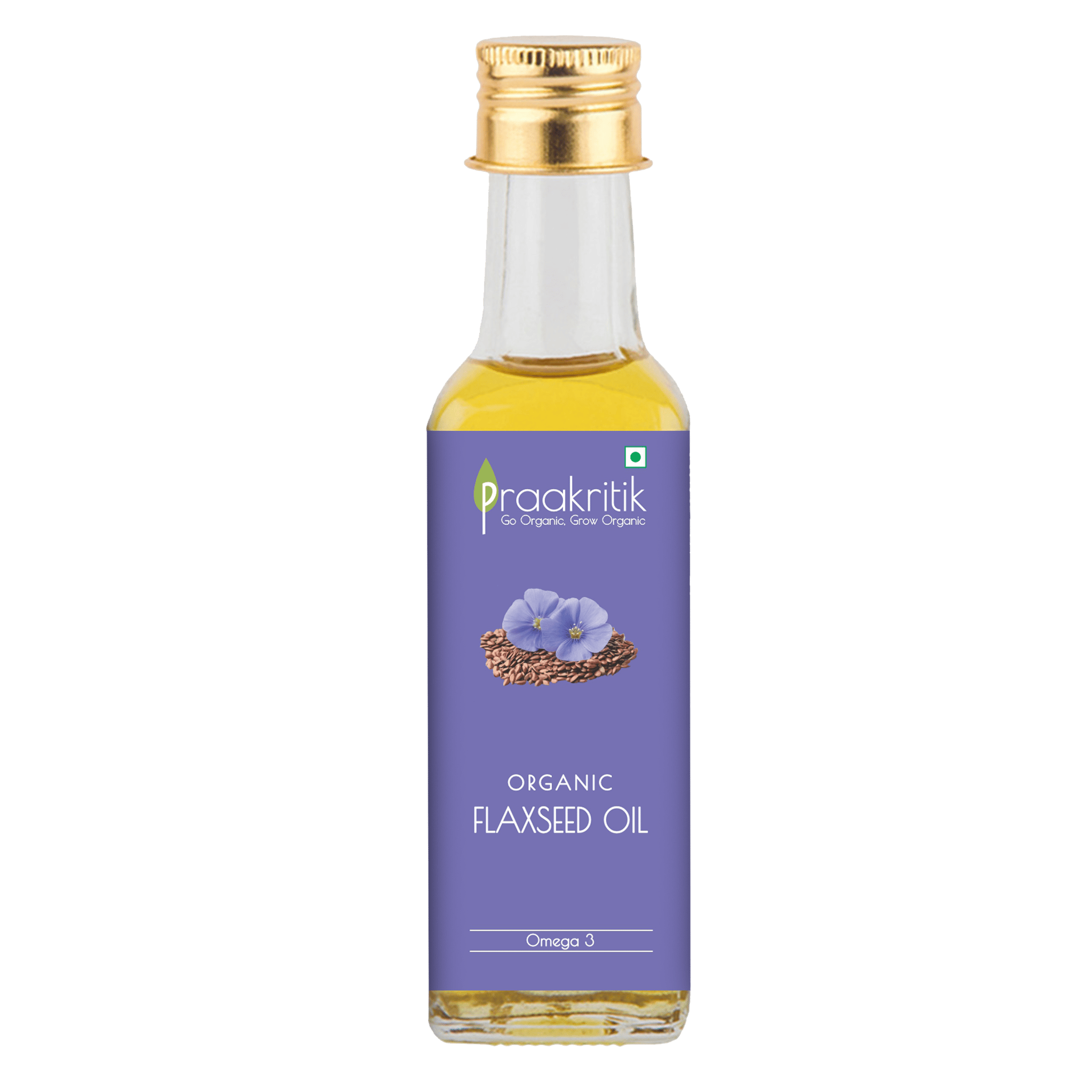 Praakritik Organic Flaxseed Oil 100 ml