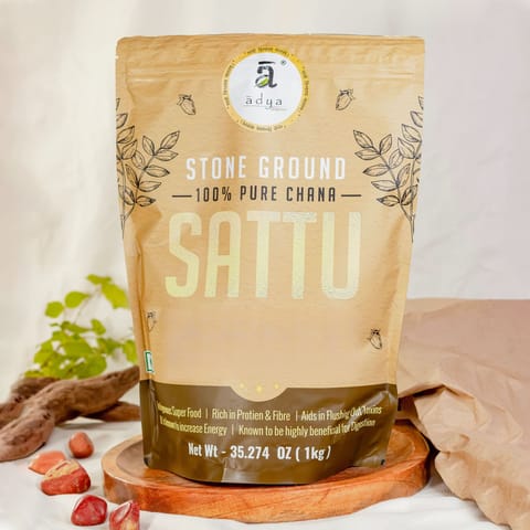 Adya Organics Organic Chana Sattu Powder