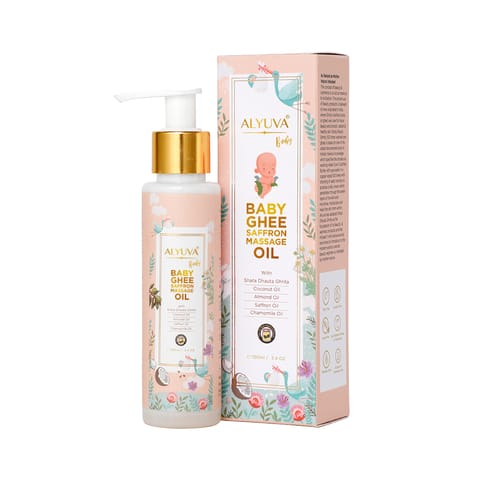Alyuva Baby Ghee Saffrom Massage Oil