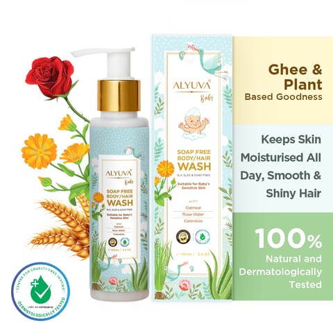 Alyuva Baby Soap Free Body/Hair Wash