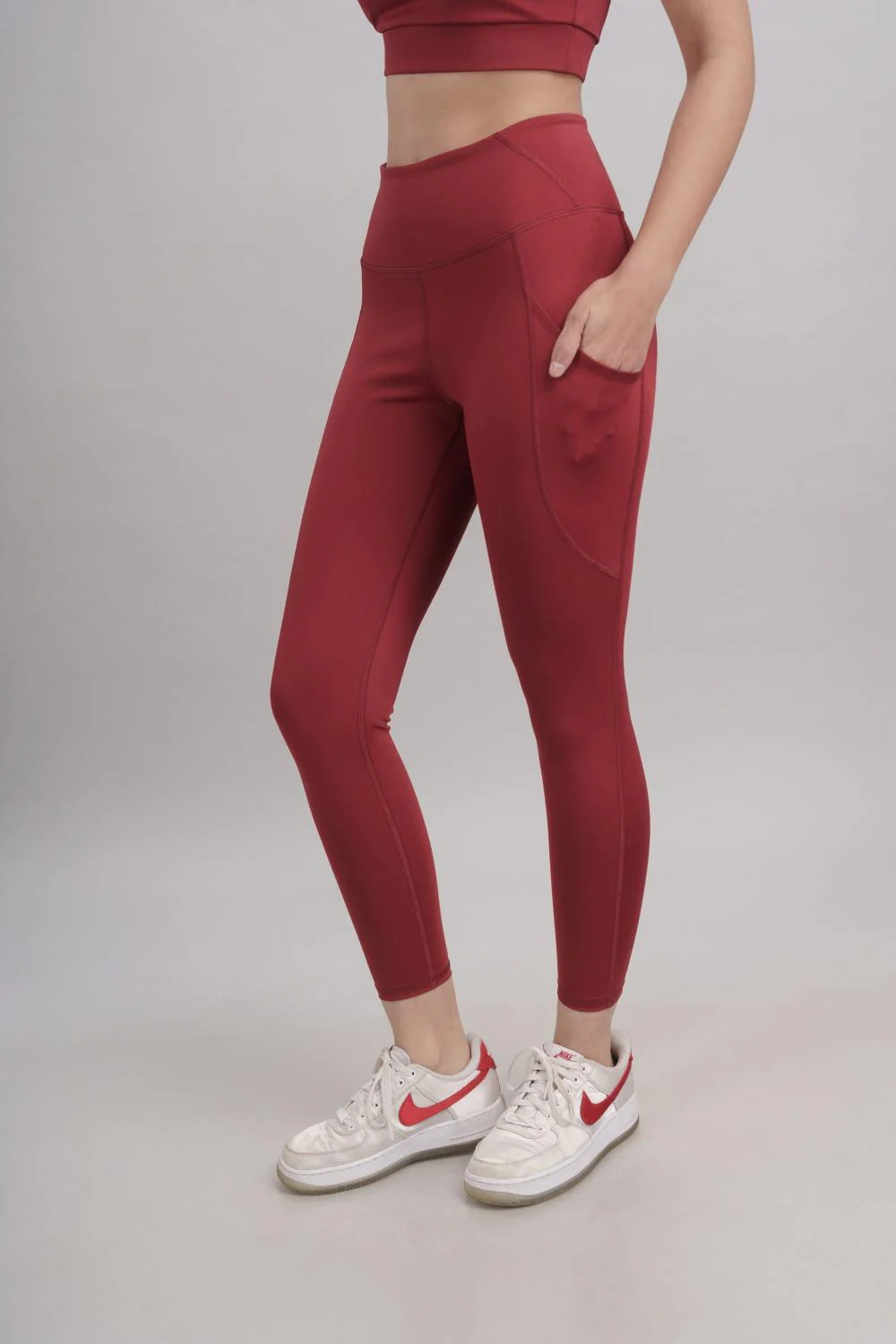 CarbonTree Carbon Contour Legging Red Rush