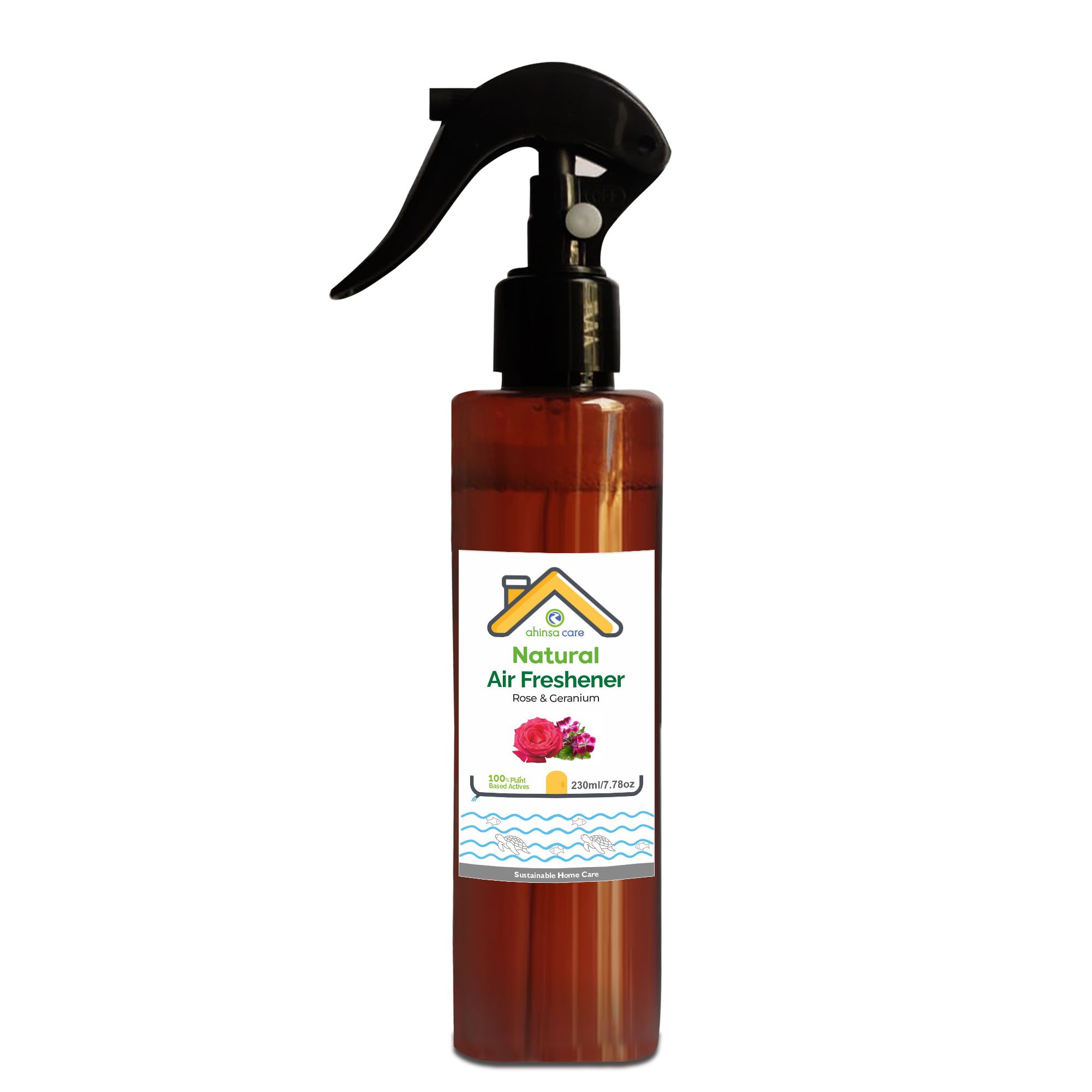 Ahinsa Care Natural Air Freshner Rose and Geranium 230ml