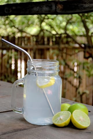 Almitra Sustainables Stainless Steel straw (Bent) Pack of 2 with 1 Cleaner