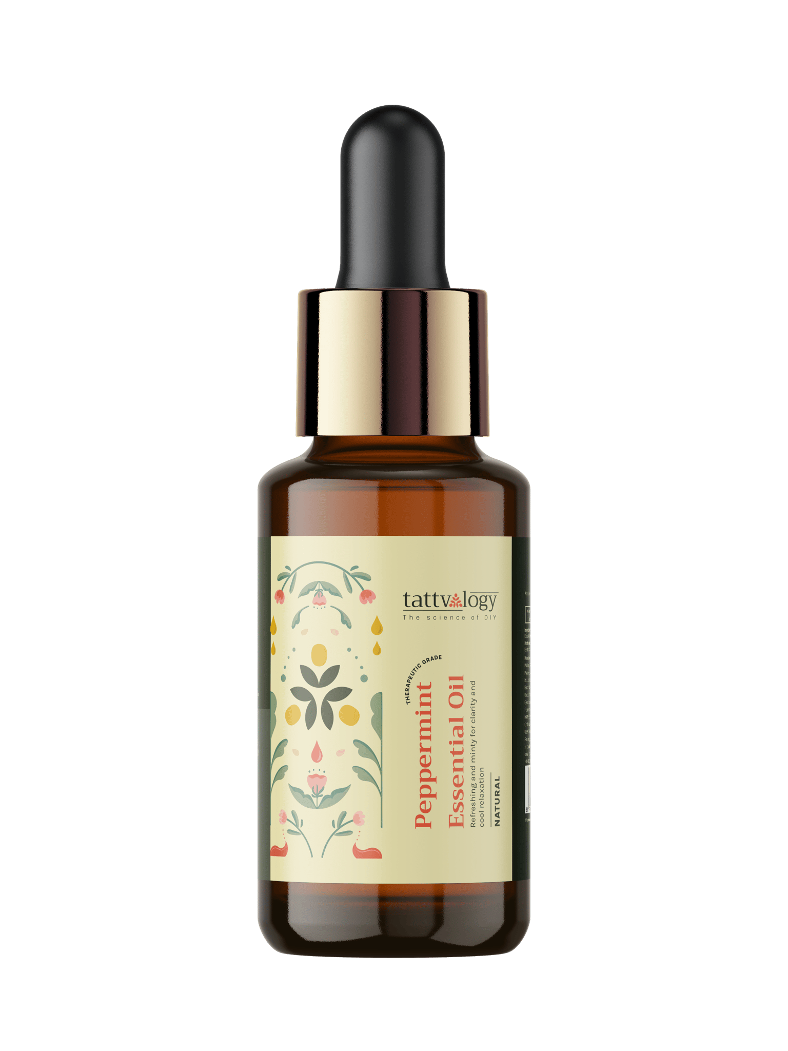 तत्वोलोजी पेपरमिंट एसेंशियल ऑयल, चिकित्सीय ग्रेड 15ml