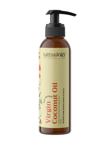 Tattvalogy Virgin Certified Organic Coconut Oil For Skin & Hair, Cold Pressed from Kerala 200ml