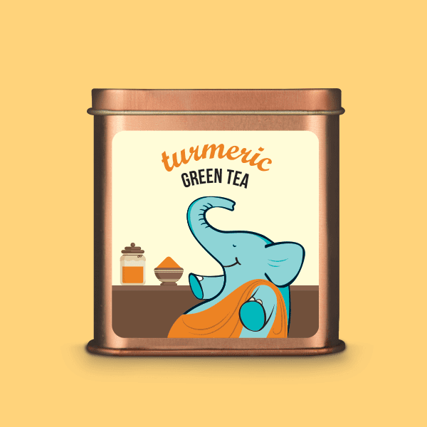 Tea Trunk Turmeric Green Tea - Loose Tea