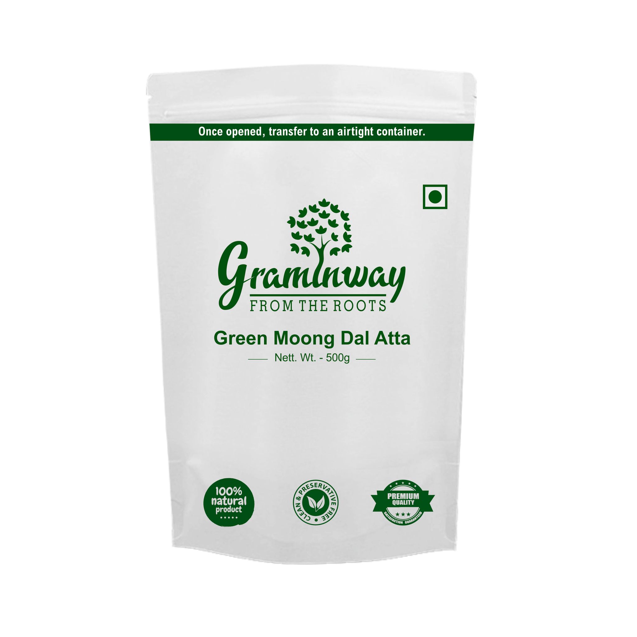 Graminway Green Moong Dal Atta 500 gm
