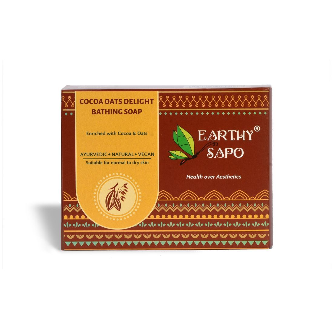 Earthy Sapo Cocoa Oats Delight Bathing Soap 100 gm