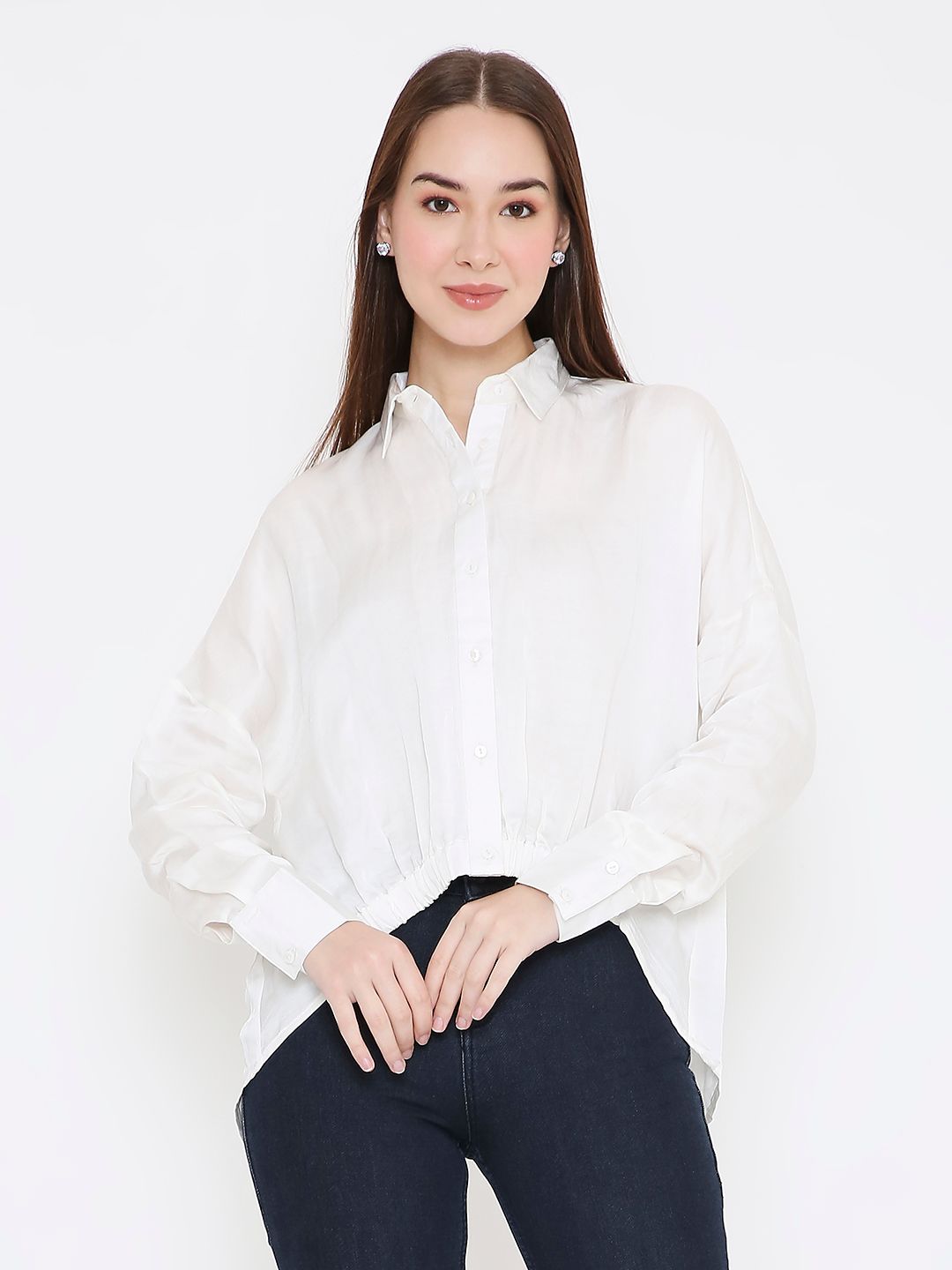 Moon N Lotus Asymmetrical shirt