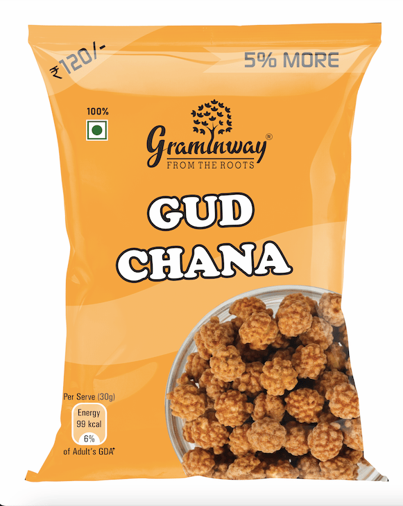 ग्रामीणवे गुड़ चना 250 ग्राम