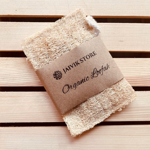 Jaivik Store Organic Natural Loofah Sponge