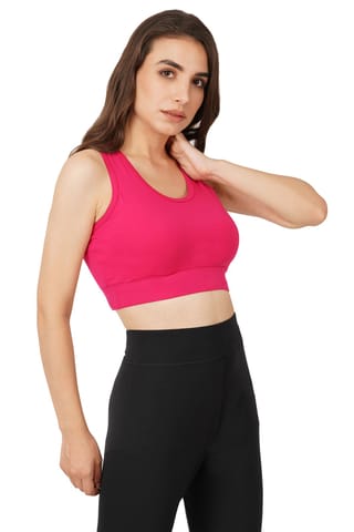 Bamboology Bamboo Fabric Sports Bra | Non Padded, Non Wired, Seamless and Full Coverage