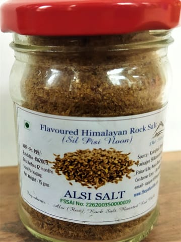The Pahari Life  Flax Seeds Salt 75gm