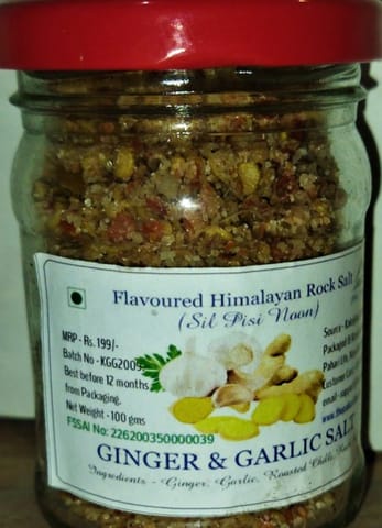 The Pahari Life Green Coriander & Garlic Salt 85gm