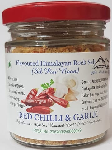 The Pahari Life Red Chili & Garlic Salt 100gm