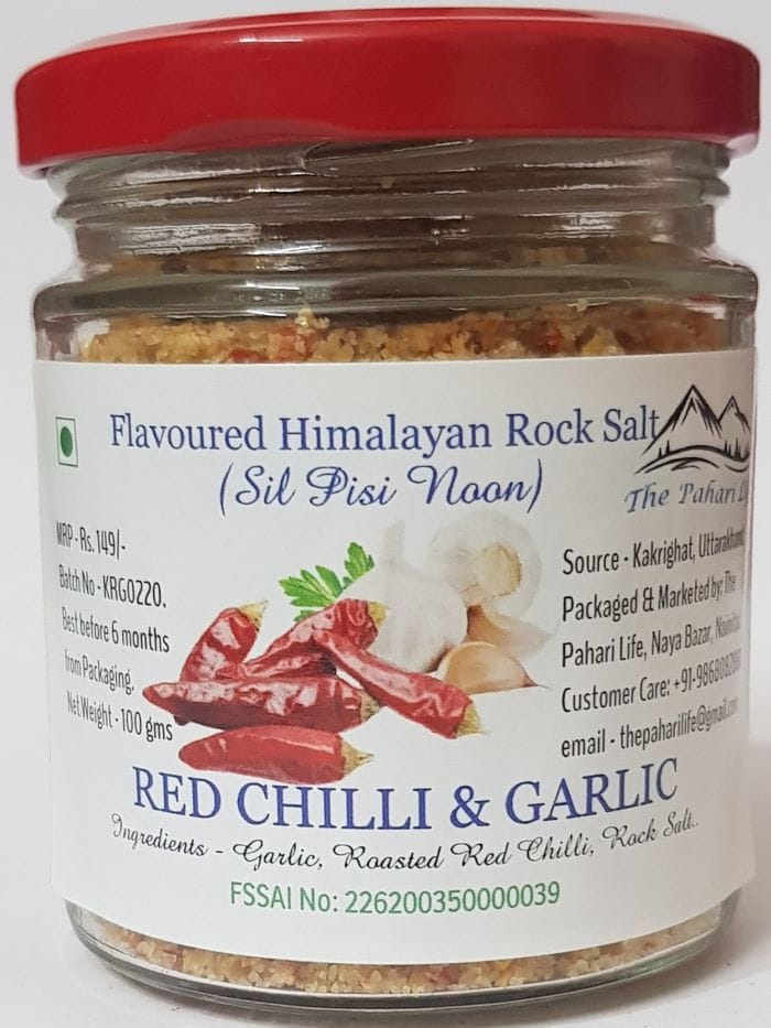 The Pahari Life Red Chili & Garlic Salt 100gm