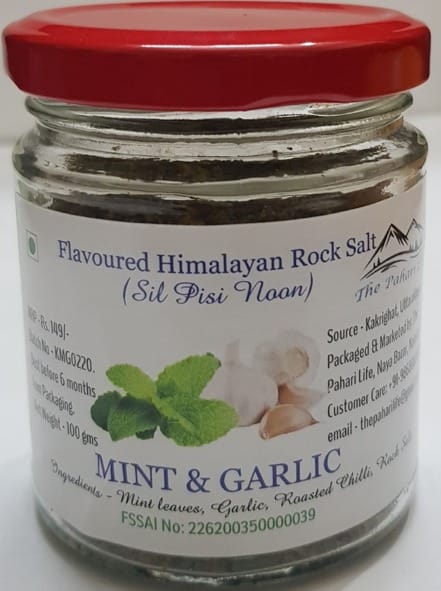 The Pahari Life Mint & Garlic Salt 100gm
