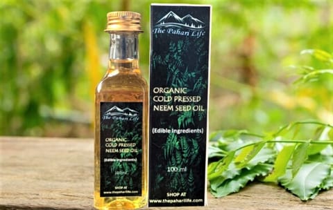 The Pahari Life Cold Pressed Neem Seed Oil (Certified Organic) 100ml