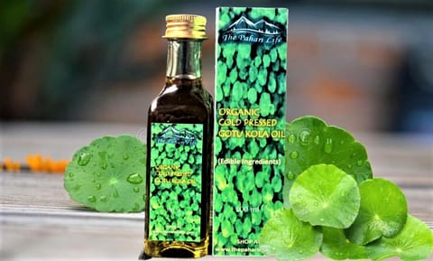 The Pahari Life Cold Pressed Gotukola Oil (Certified Organic) 100ml