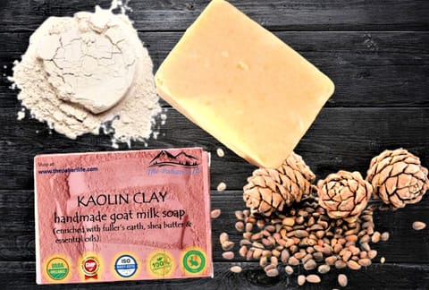 The Pahari Life Kaolin clay goat milk soap 75gm