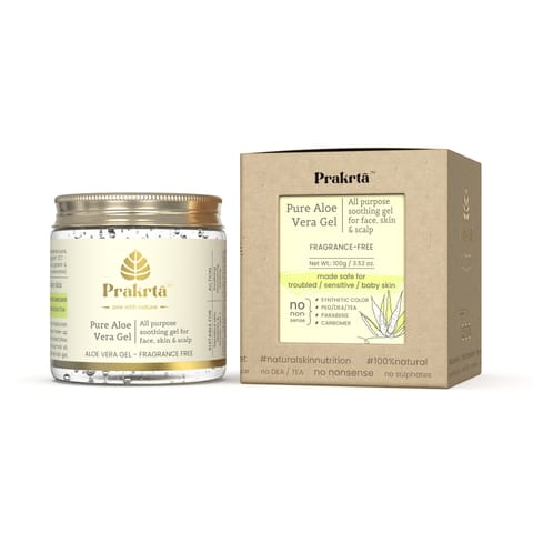 प्रकृति शुद्ध एलोवेरा जेल | 100 ग्राम प्रकृति शुद्ध एलोवेरा जेल | 100 ग्राम