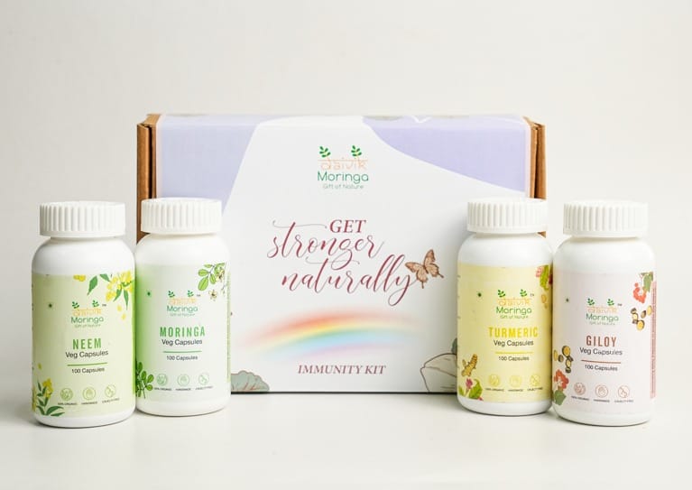 Daivik Moringa Immunity Kit (Pack of 4)