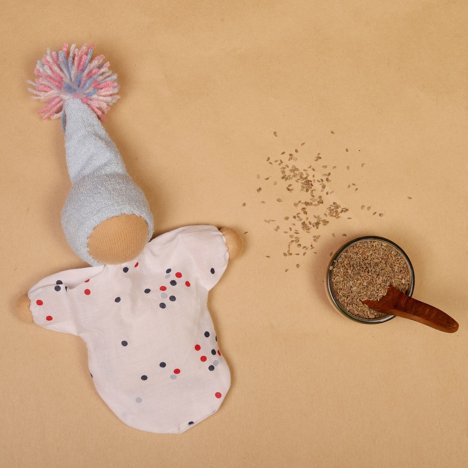 BTC Aromatic Ajwain Doll for Kids | Microwavable Sensory Aid