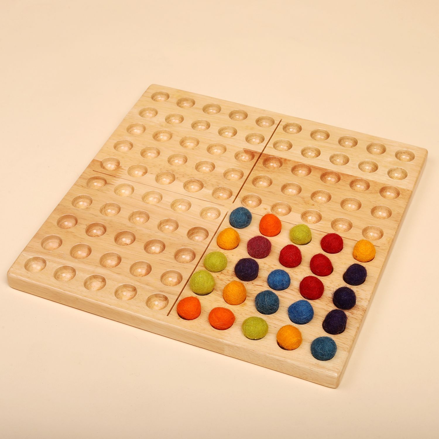 BTC-Montessori Educational Toy | Wooden Hundred Board