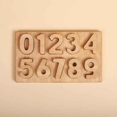BTC-Montessori Educational Toy | Wooden Math Number Puzzle 0-9 Toy
