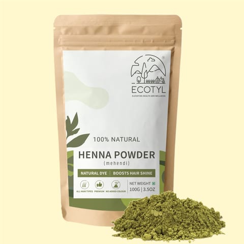 Ecotyl Henna Powder | Natural Hair Dye | 100g