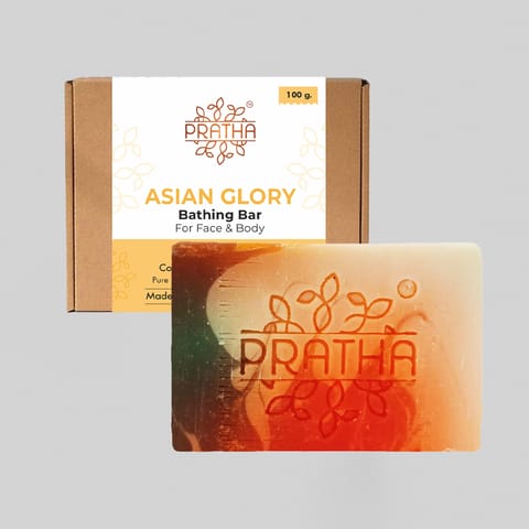 Pratha Naturals Cold Process Handmade Soap | Asian Glory | 100 gm