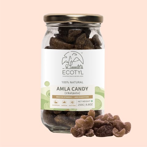 Ecotyl Amla Candy Chatpata | Good for Gut Health | 250g