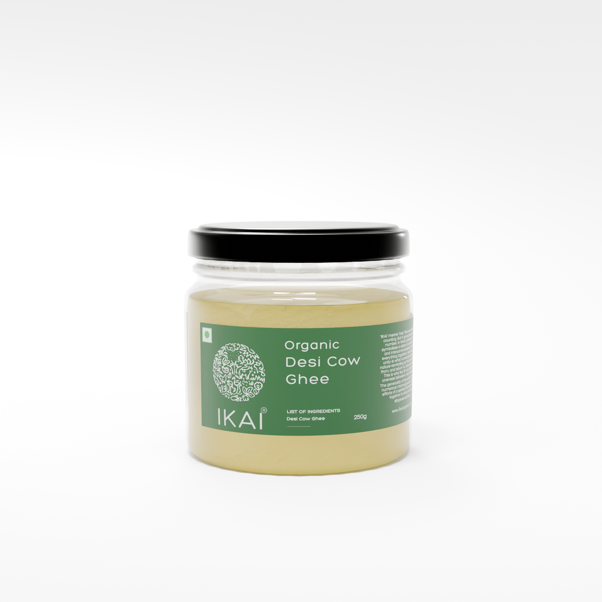 Ikai Organic Desi Cow Ghee | 100% Pure | 250g