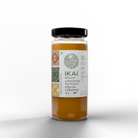 Ikai Organic Lakadong Turmeric |  (7-12) % High Curcumin Content I 100g