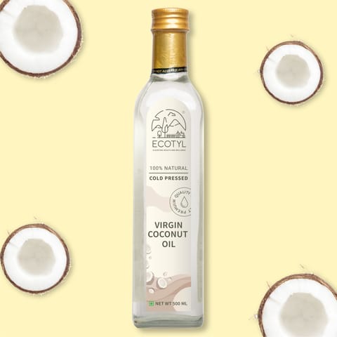Ecotyl Cold Pressed Virgin Coconut Oil | Kachi Ghani | 500ml