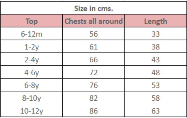 Size Guide