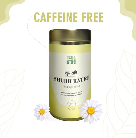 Shuddh Natural Goodnight Sleep Tea | Shubh Raatri I Floral Tisane I 40 Cups