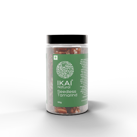 इकाई ऑर्गेनिक नेचुरल सीडलेस इमली | खट्टा मसाला | 100 ग्राम