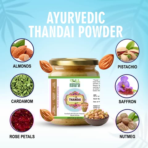 Shuddh Natural Ayurvedic Thandai Powder | Aids Digestion | 100g