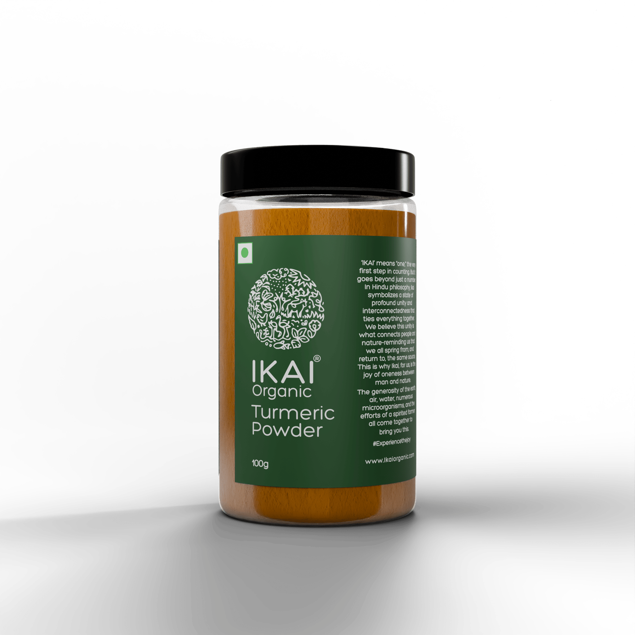 IKAI Organic Turmeric Powder| Haldi Powder | Medicinal | High Curcumin | 100g
