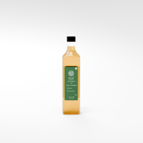 IKAI Organic Groundnut Oil | Cold Pressed | Wood Pressed | Unrefined