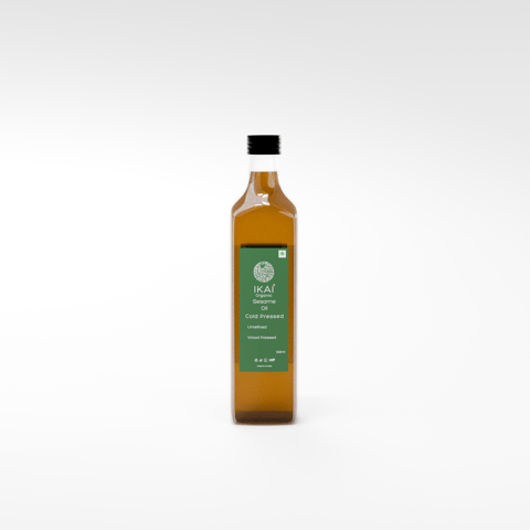 IKAI Organic Sesame Oil | Cold Pressed | Wood Pressed | Gingelly Oil | 500ml