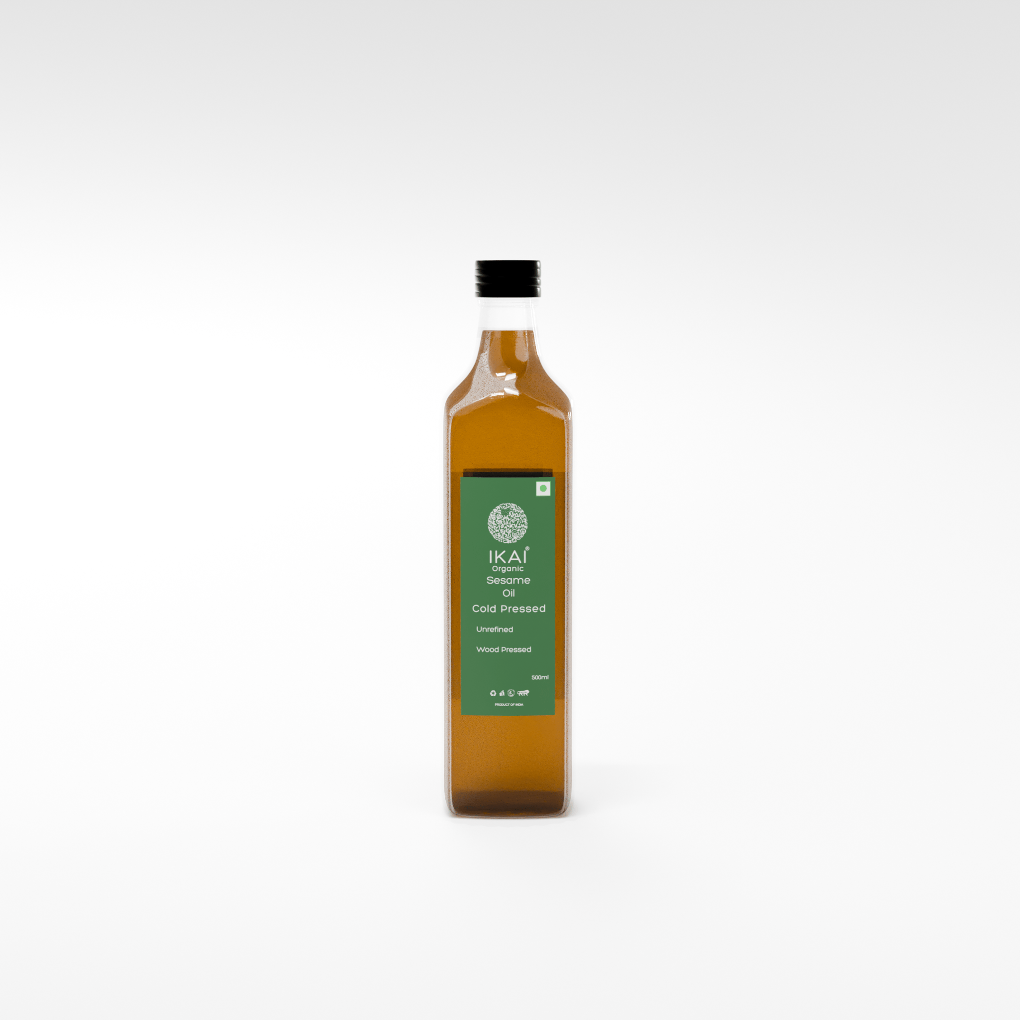 IKAI Organic Sesame Oil | Cold Pressed | Wood Pressed | Gingelly Oil | 500ml