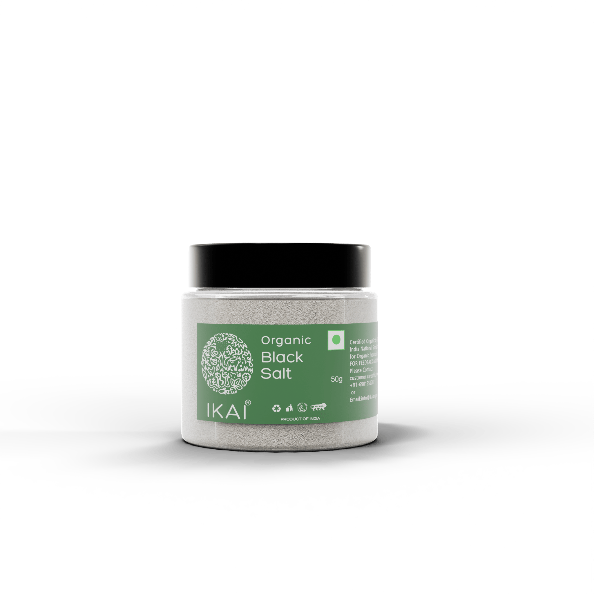 Ikai Organic Natural Black Salt | Kala Namak  | 50g