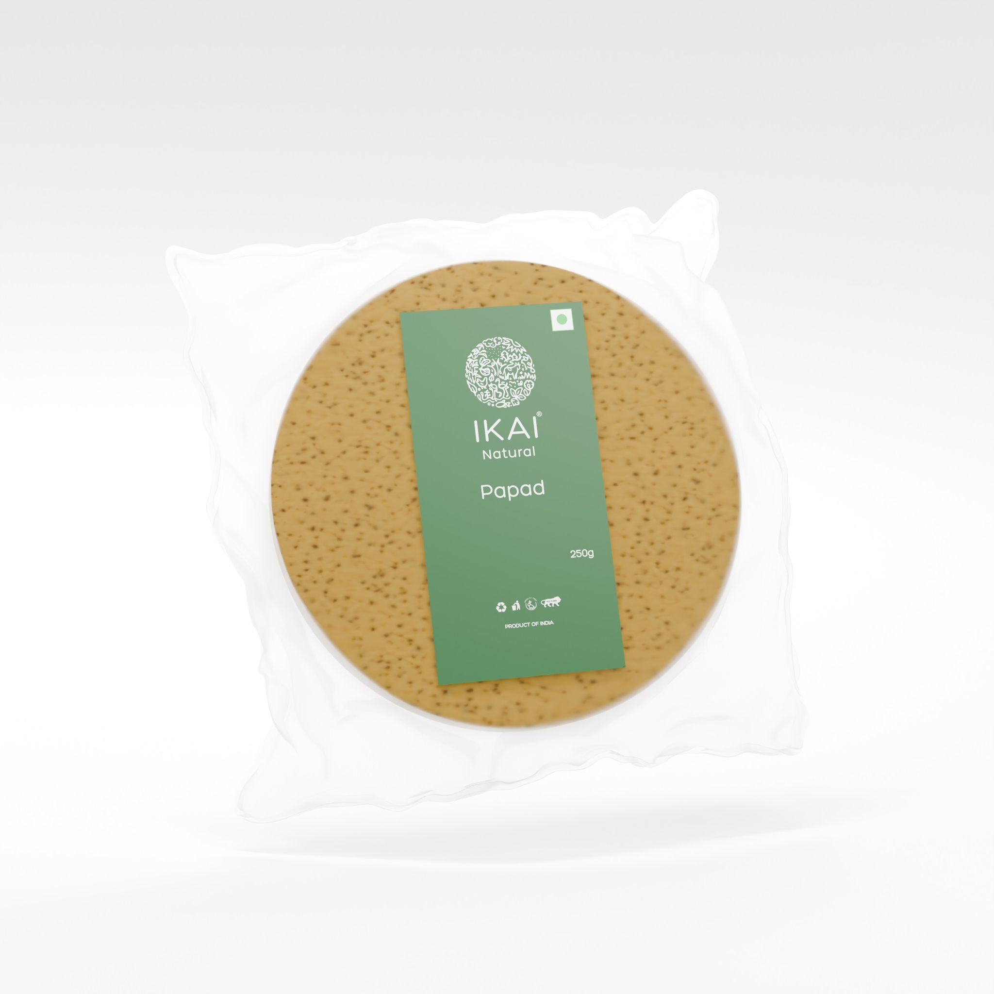 IKAI Natural Papad | Natural Protein Foods | Customised For Vitality | Gluten Free | 250g