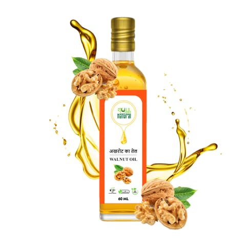Shuddh Natural Pure Walnut Oil | Wood Pressed I 60ml